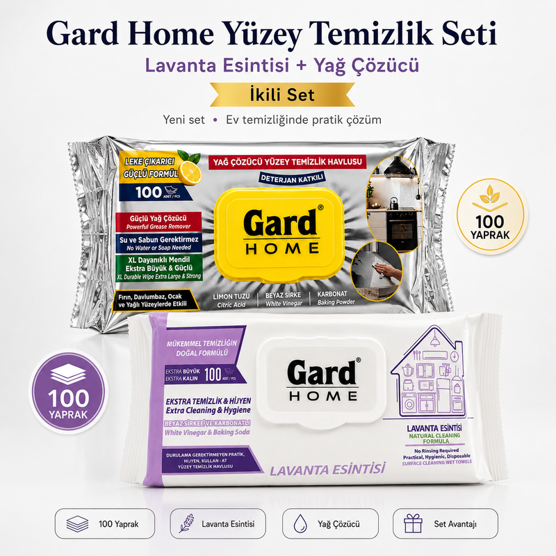 Gard Home Yüzey Temizlik Seti
