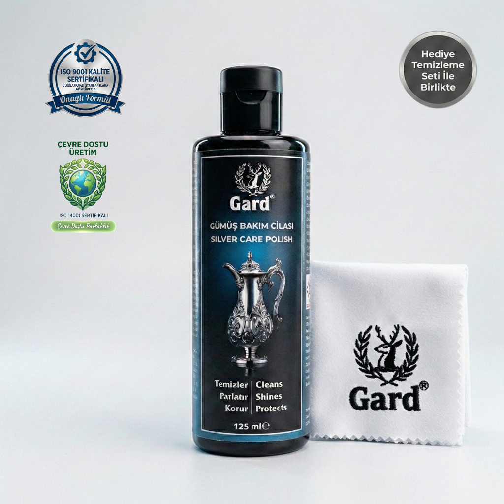 Gard Gümüş Bakım Cilası 125 ml – Parlatıcı & Kararma Önleyici