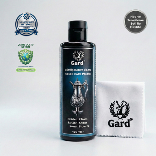 Gard Gümüş Bakım Cilası 125 ml – Parlatıcı & Kararma Önleyici