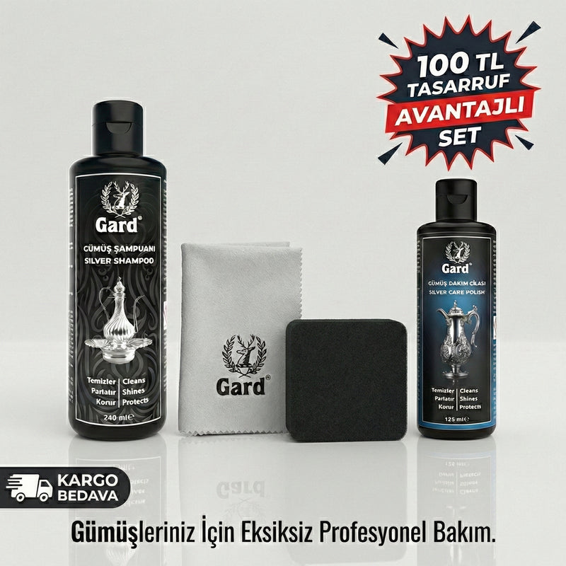 Komple Gümüş Bakım Seti - 2 Adımda Profesyonel Parlaklık