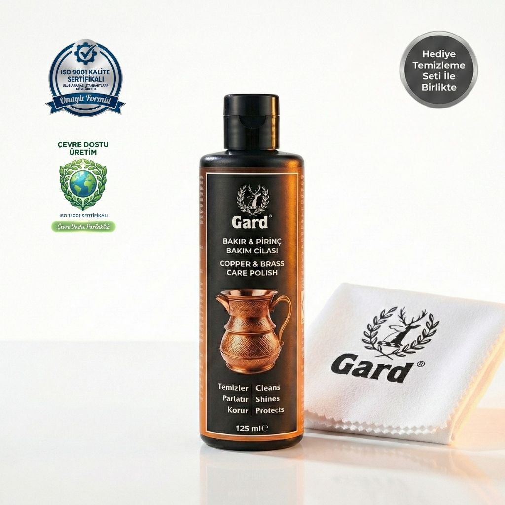 Gard Bakır & Pirinç Bakım Cilası 125 ml – Metal Parlatıcı