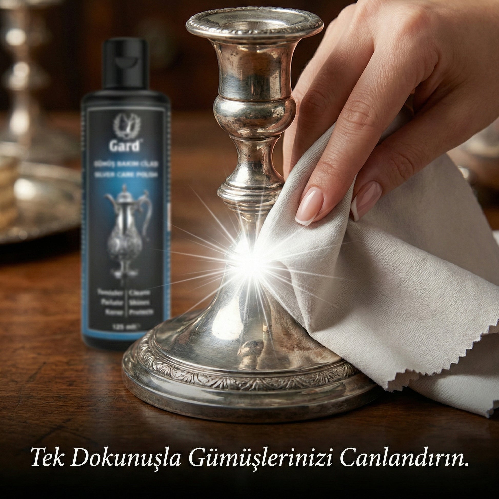 Gard Gümüş Bakım Cilası 125 ml – Parlatıcı & Kararma Önleyici