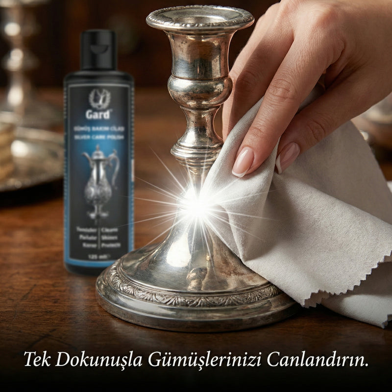 Gard Gümüş Bakım Cilası 125 ml – Parlatıcı & Kararma Önleyici