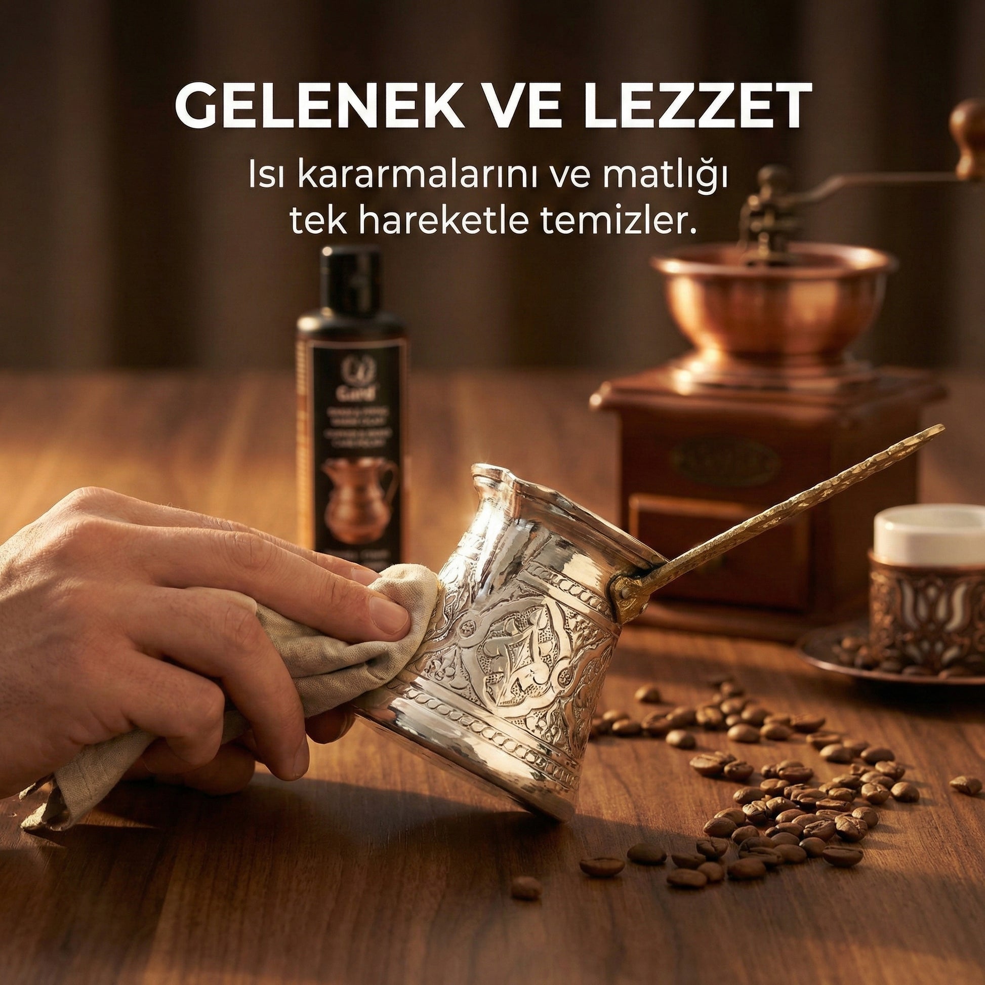 Gard Bakır & Pirinç Bakım Cilası 125 ml – Metal Parlatıcı