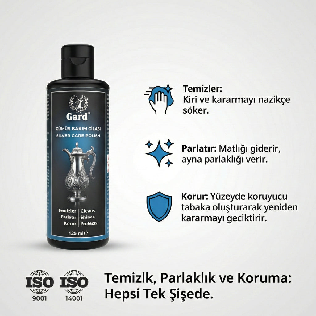 Gümüş bakım cilası takı ve antika gümüş için