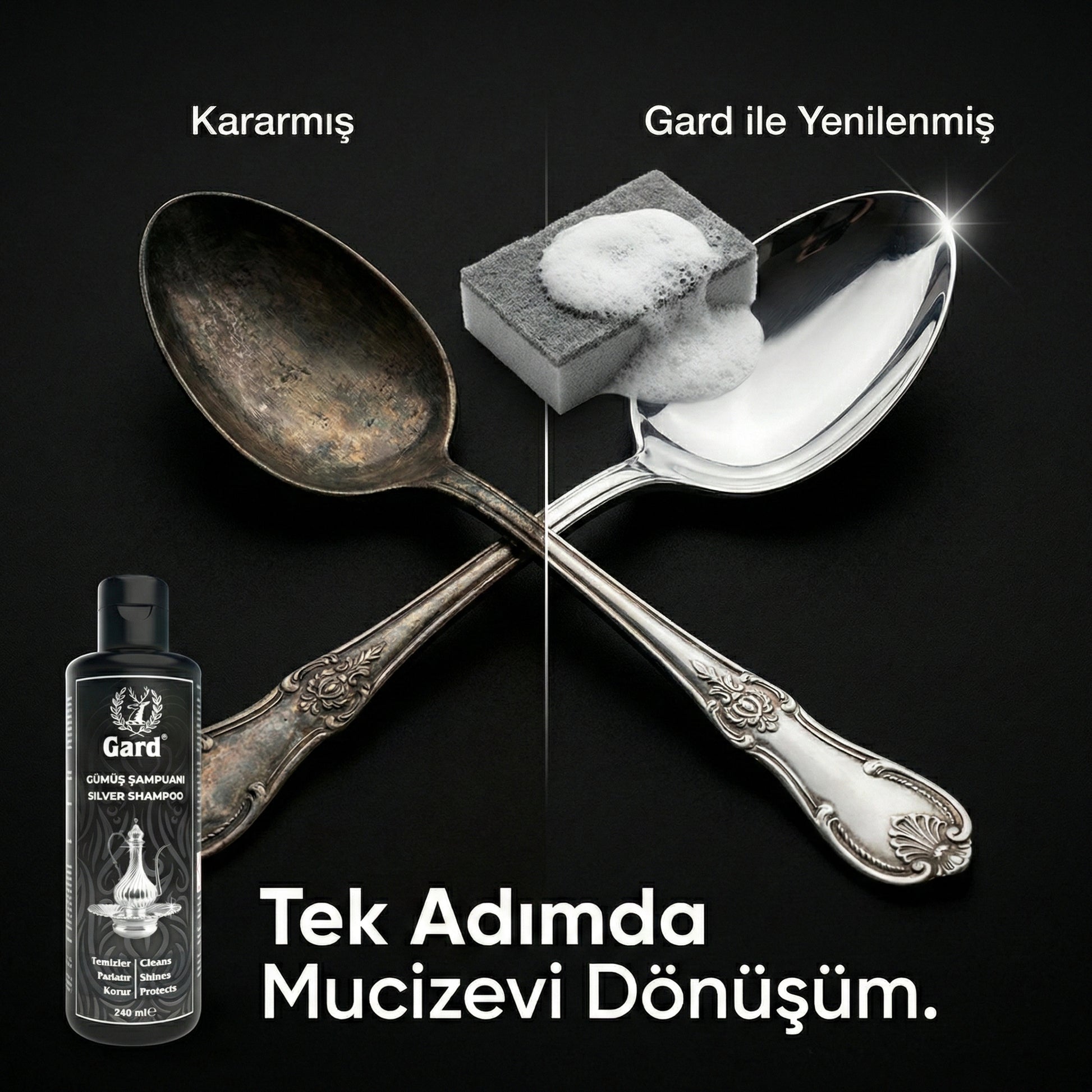 Gard Gümüş Şampuanı Takı & Antika Gümüş Temizleyici