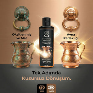 Gard Bakır & Pirinç Bakım Cilası 125 ml – Metal Parlatıcı