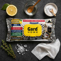 Gard Home Yağ Çözücü Yüzey Temizlik Havlusu  100 Yaprak