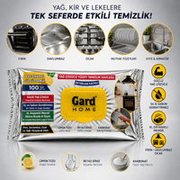 Gard Home Yağ Çözücü Yüzey Temizlik Havlusu  100 Yaprak
