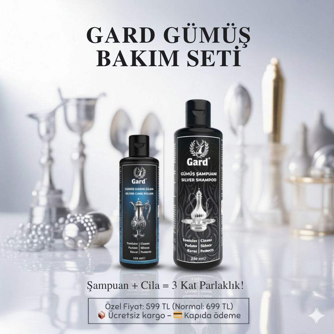 Komple Gümüş Bakım Seti - 2 Adımda Profesyonel Parlaklık