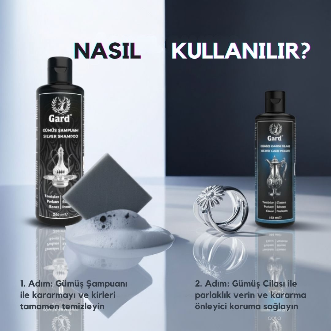 Komple Gümüş Bakım Seti - 2 Adımda Profesyonel Parlaklık