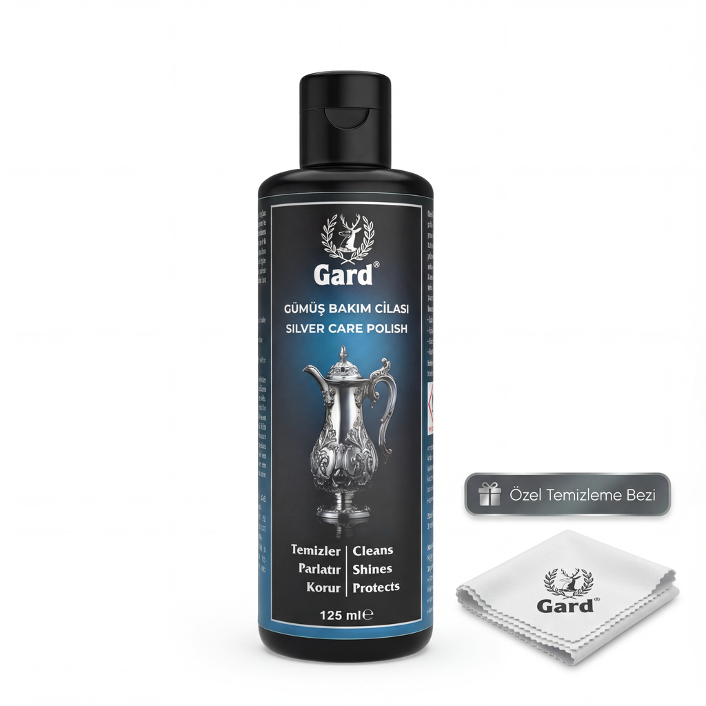 Gard Gümüş Bakım Cilası 125 ml – Parlatıcı & Kararma Önleyici