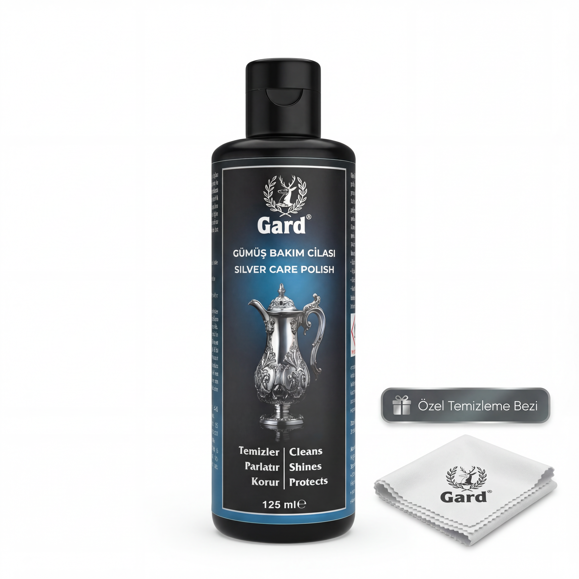 Gard Gümüş Bakım Cilası 125 ml – Parlatıcı & Kararma Önleyici