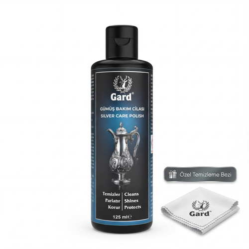 Gard Gümüş Bakım Cilası 125 ml – Parlatıcı & Kararma Önleyici